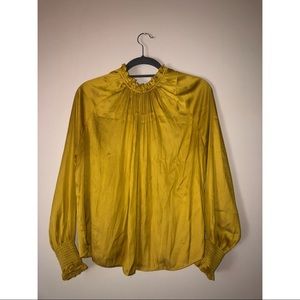 H&M Gold Blouse Size: Small